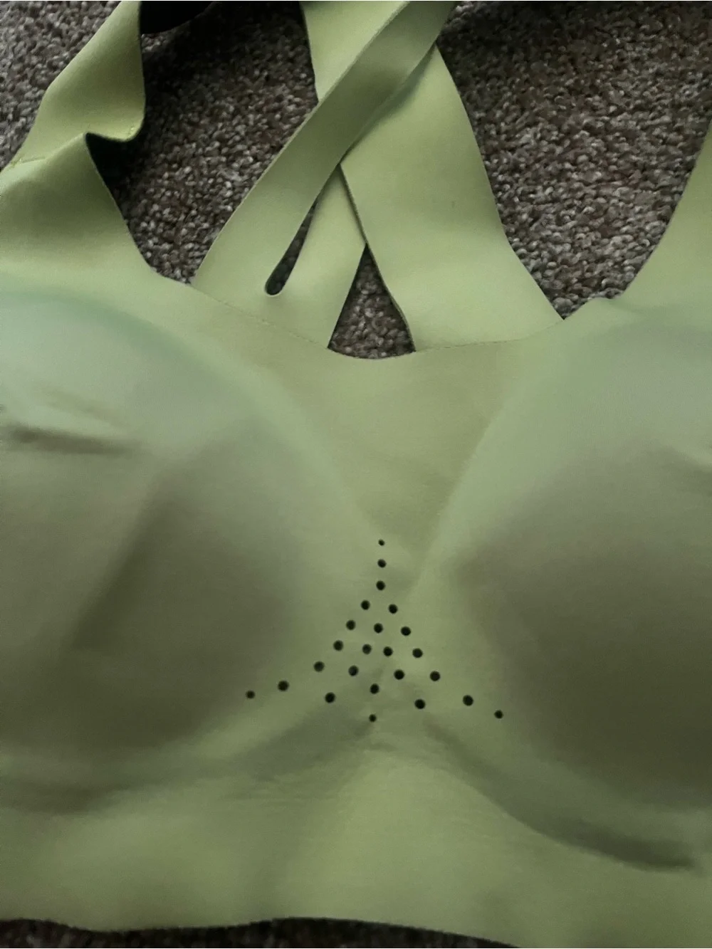 Brooks Neon Yellow Supportive Sports Bra - size 32B
